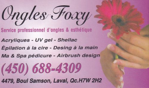 Ongles Foxy à Laval